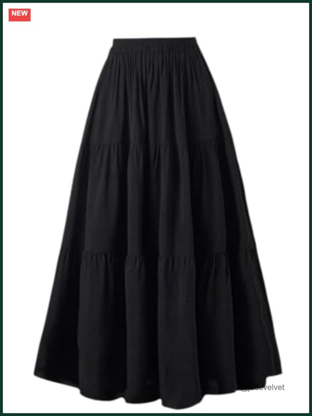 Women's Flowy Renaissance Maxi Skirt with Pockets Tiered A-Line